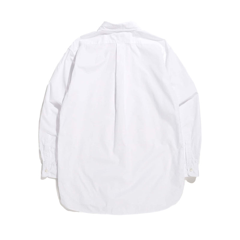 Engineered Garments 19 Century BD Shirt White 100's 2Ply Broadcloth Rear