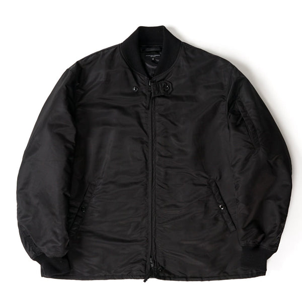 Aviator Jacket - Black Flight Satin Nylon