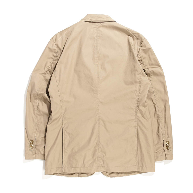 Engineered Garments Andover Jacket Khaki High Count Twill Rear