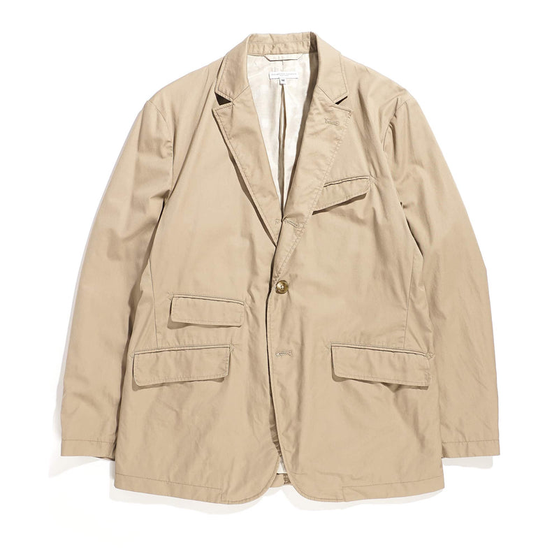 Engineered Garments Andover Jacket Khaki High Count Twill Front