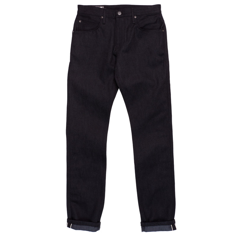 Freenote Cloth Avila Black Grey Denim Front