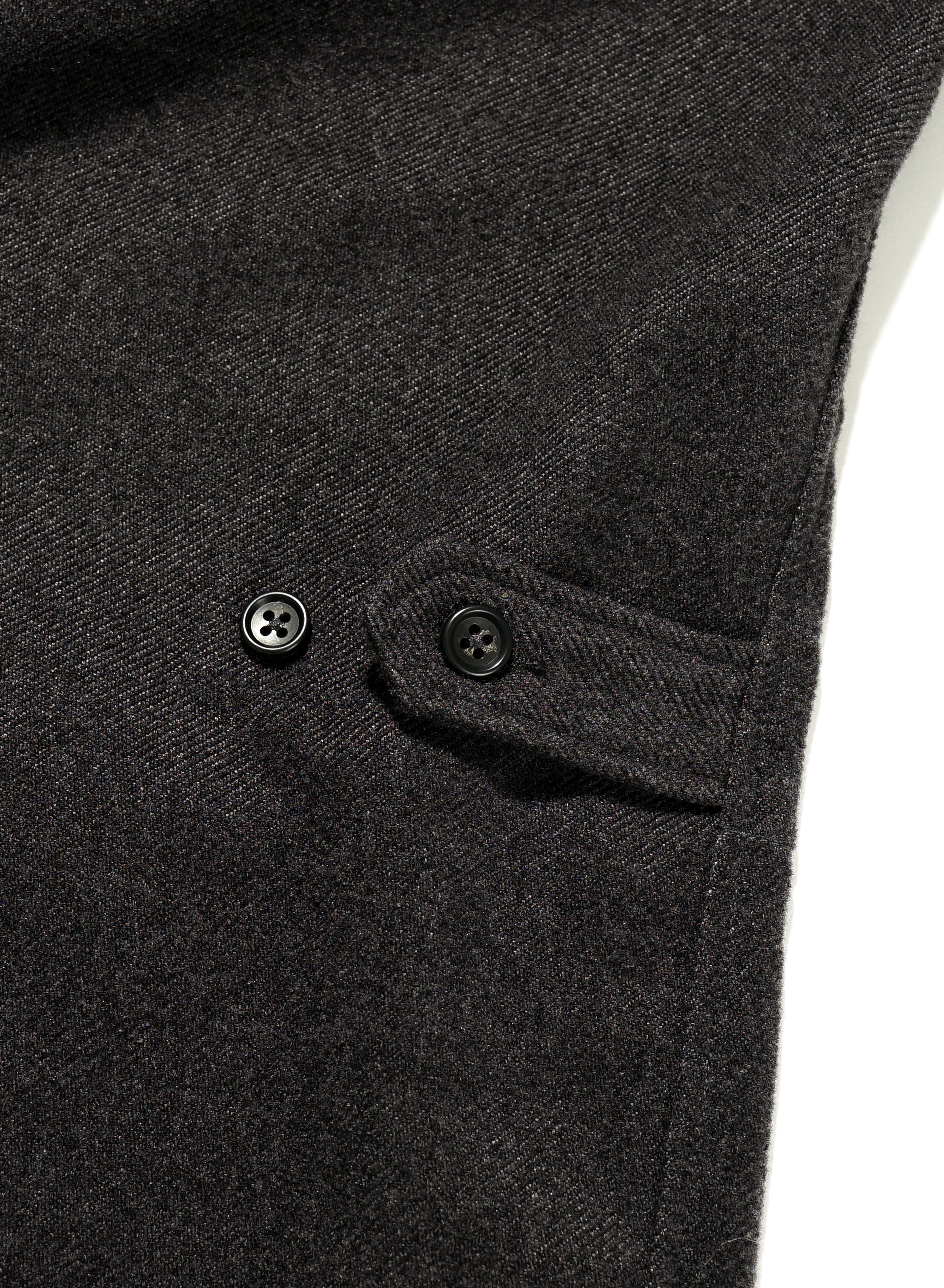 Loiter Jacket - Grey Wool Cotton Flannel