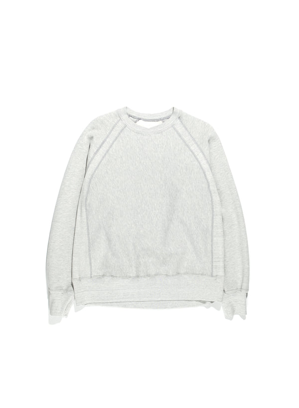 Raglan Crew - Heather Grey CP Heavy Fleece