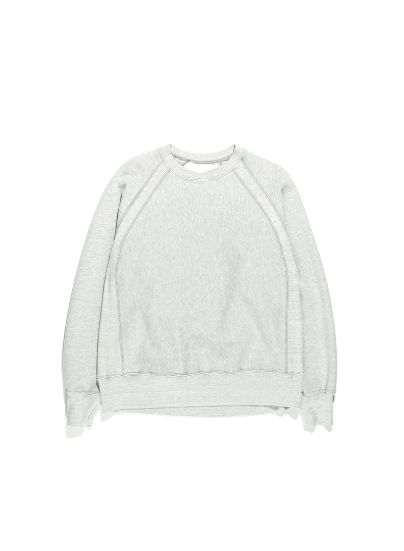 Raglan Crew - Heather Grey CP Heavy Fleece