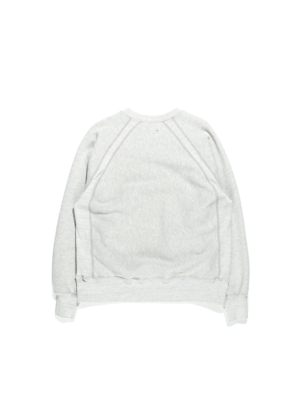 Raglan Crew - Heather Grey CP Heavy Fleece