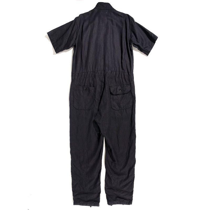 Engineered Garments | Racing Suit | Navy Linen Twill | BlackBlue