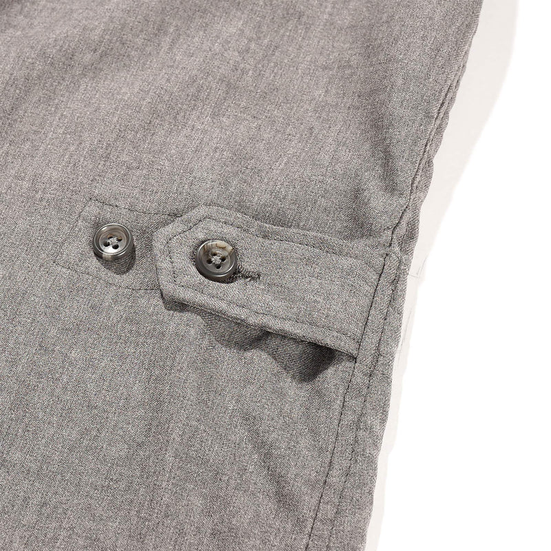 Engineered Garments Loiter Jacket Grey Tropical Wool Waist Tab Detail