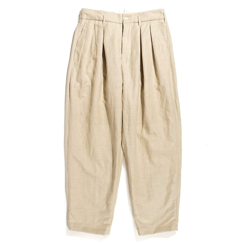 Bontan Pant Natural Linen Cotton Front