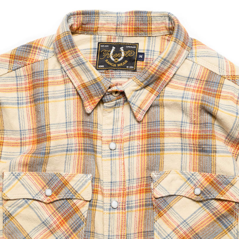 Freenote Cloth Lancaster Cream Shadow Collar