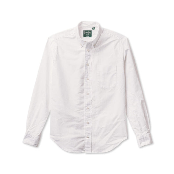 Oxford Long Sleeve Button Down  - White