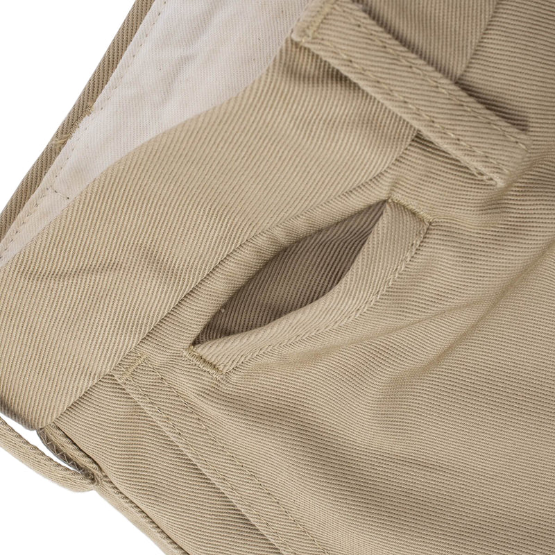 Iron Heart IH-730-KHA - 12oz Heavy Cotton Regular Fit Chinos Khaki