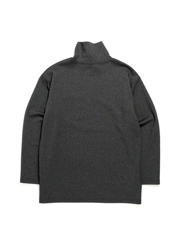 High Mock Shirt - Charcoal PC Twill Jersey