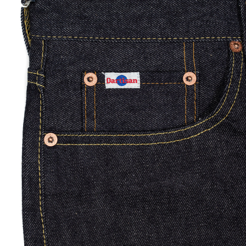 Studio D'Artisan -Studio D'Artisan SD-107 Jeans—Raw 15 oz Selvage - BlackBlue - Default - 4