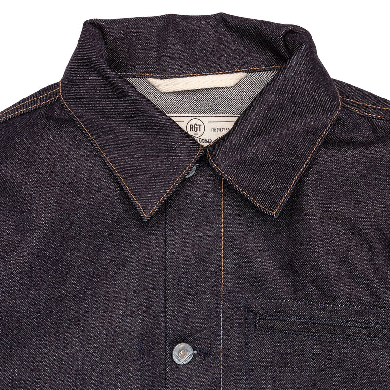 Rogue Territory Supply Jacket 15oz Indigo Collar