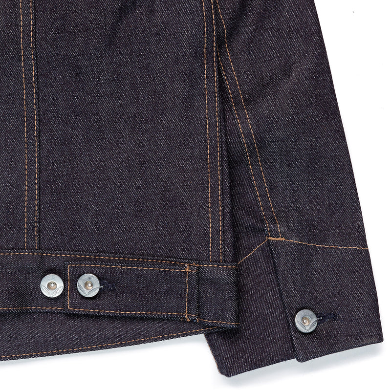 Rogue Territory Supply Jacket 15oz Indigo Adjustable Waistband Tabs