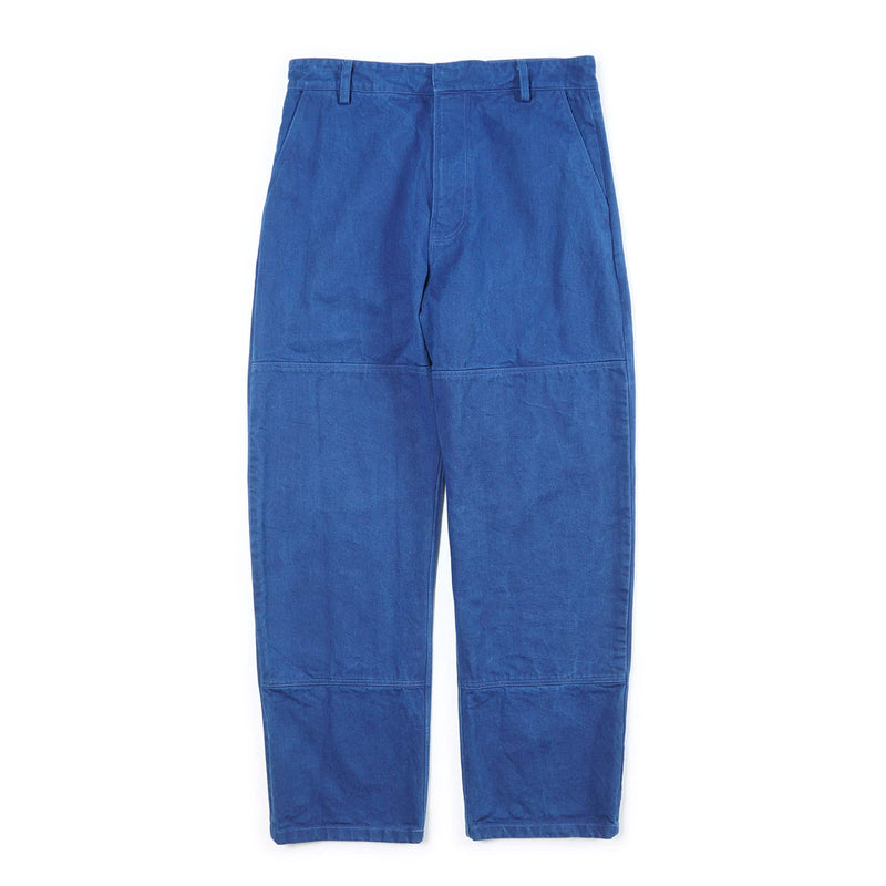 Arpenteur 4 Pocket Pant Hand Dyed Twill Light Woad Blue Front