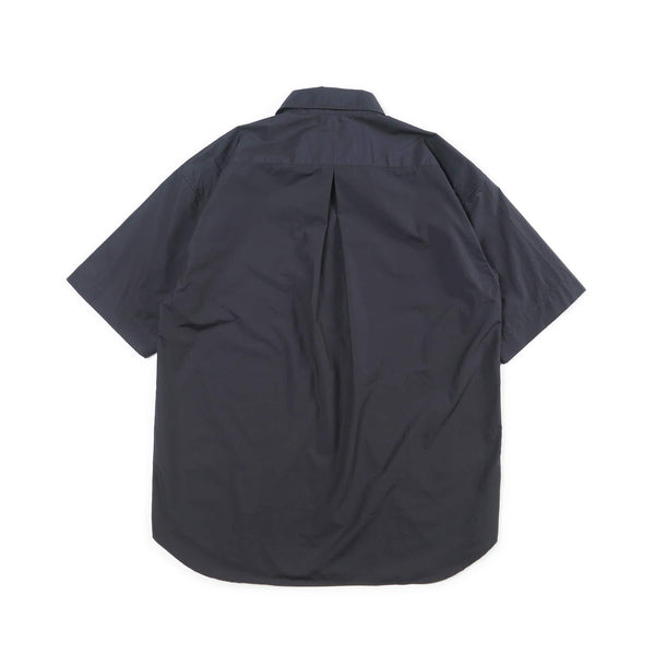 Arpenteur Stereo Pima Short Sleeve Over Shirt Black Rear