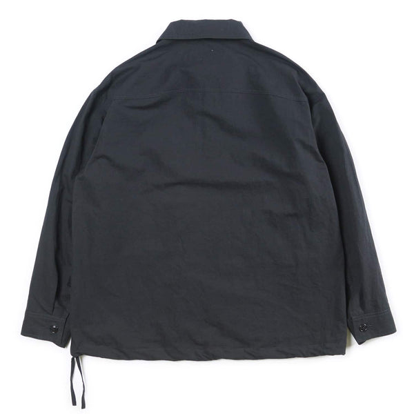 Arpenteur ADN Jacket Canvas Cotton/Linen Black Rear
