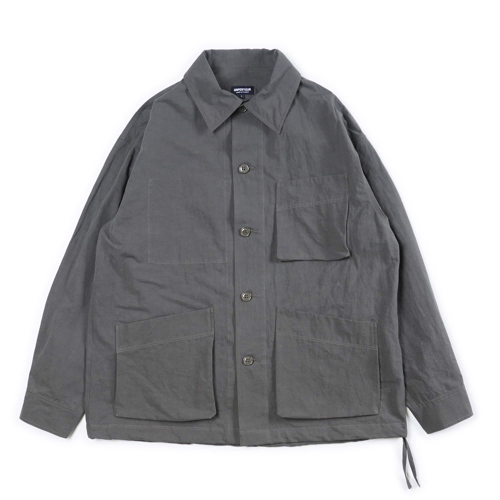 Arpenteur ADN Jacket Canvas Cotton/Linen Dark Grey Front