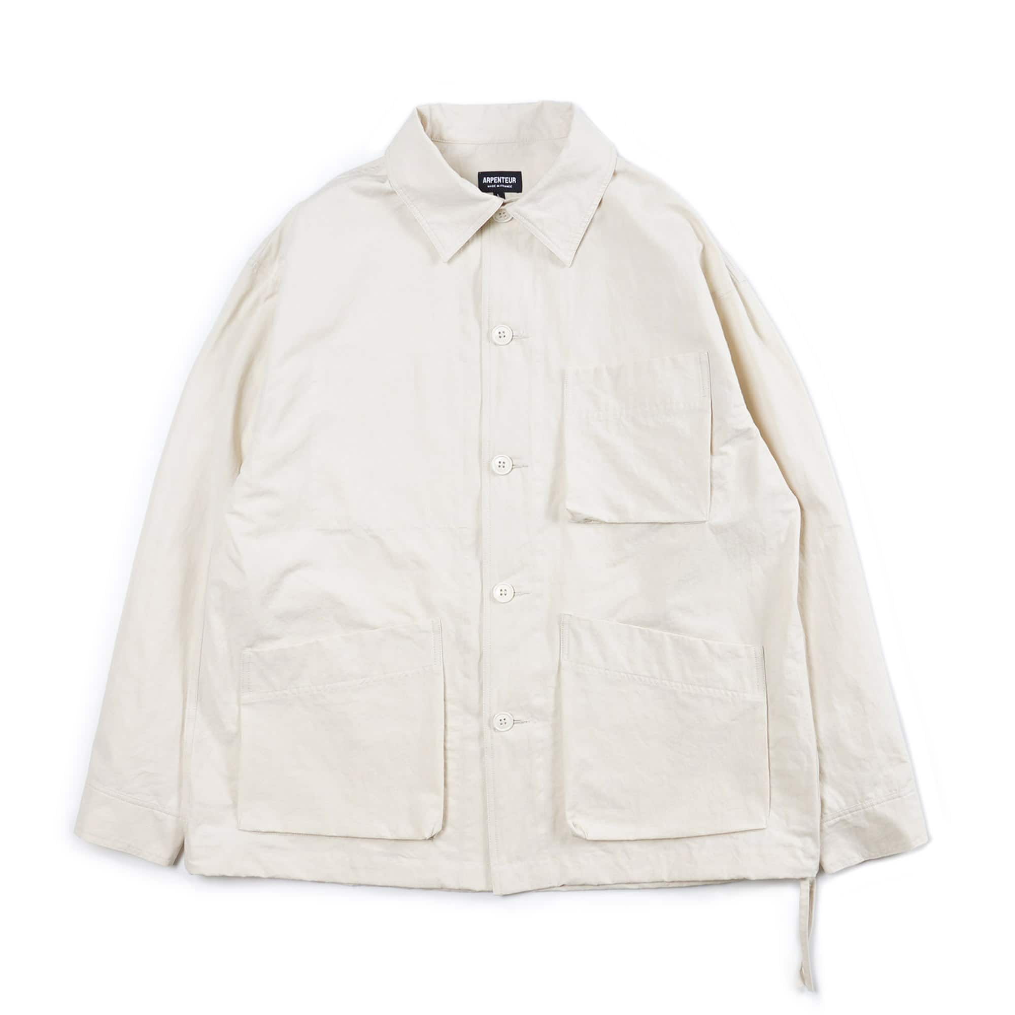 Arpenteur ADN Jacket Canvas Cotton/Linen Ecru Front