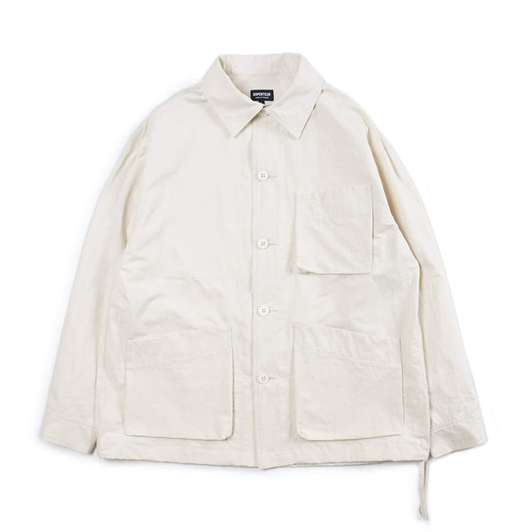 Arpenteur ADN Jacket Canvas Cotton/Linen Ecru Front