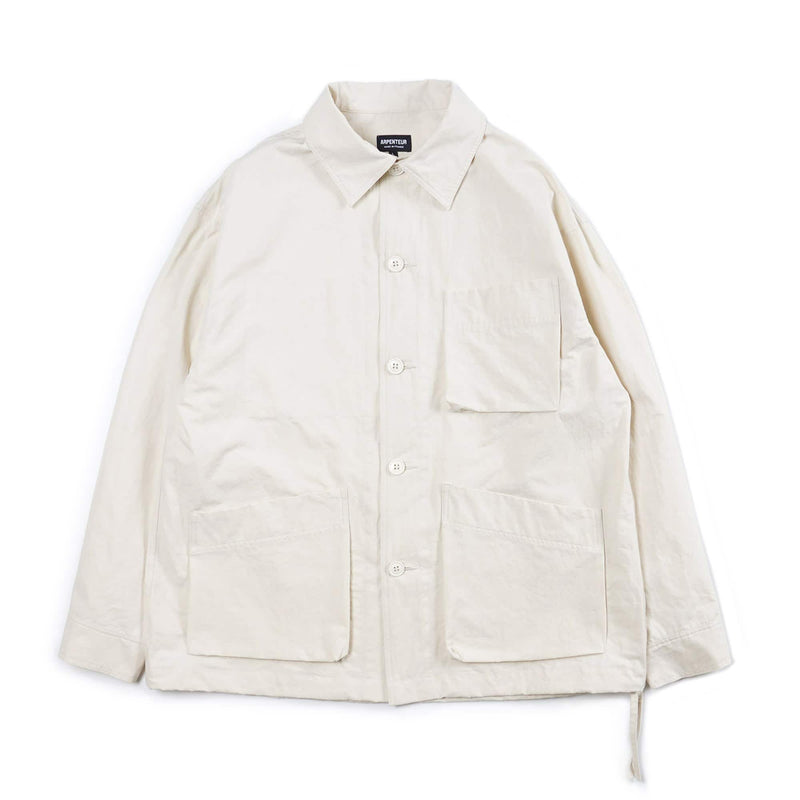 Arpenteur ADN Jacket Canvas Cotton/Linen Ecru Front