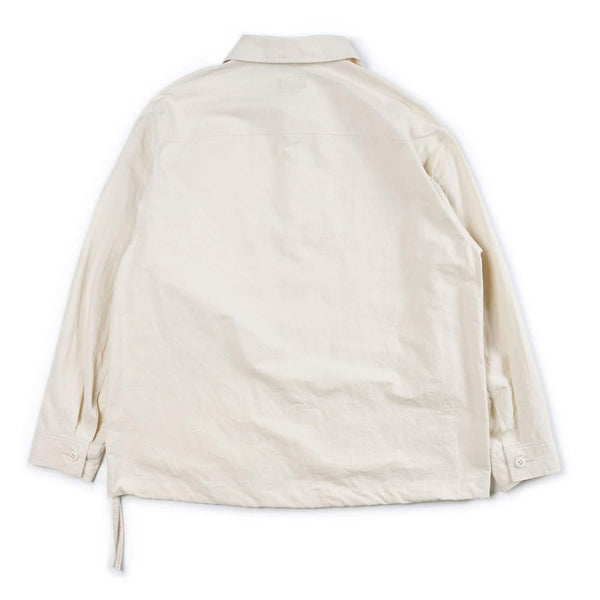 Arpenteur ADN Jacket Canvas Cotton/Linen Ecru Rear