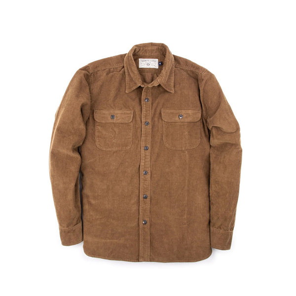 Freenote Cloth Jepson Brown Corduroy Front