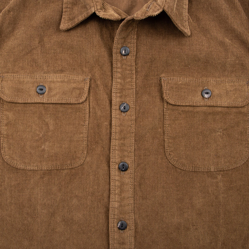 Freenote Cloth Jepson Brown Corduroy Fabric Detail