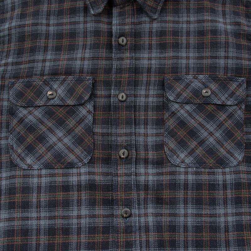 Freenote Cloth Jepson Black Plaid Pocket Detail