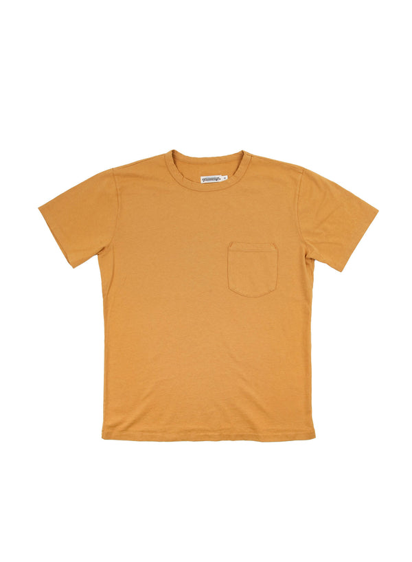 9 oz Pocket Tee - Mustard
