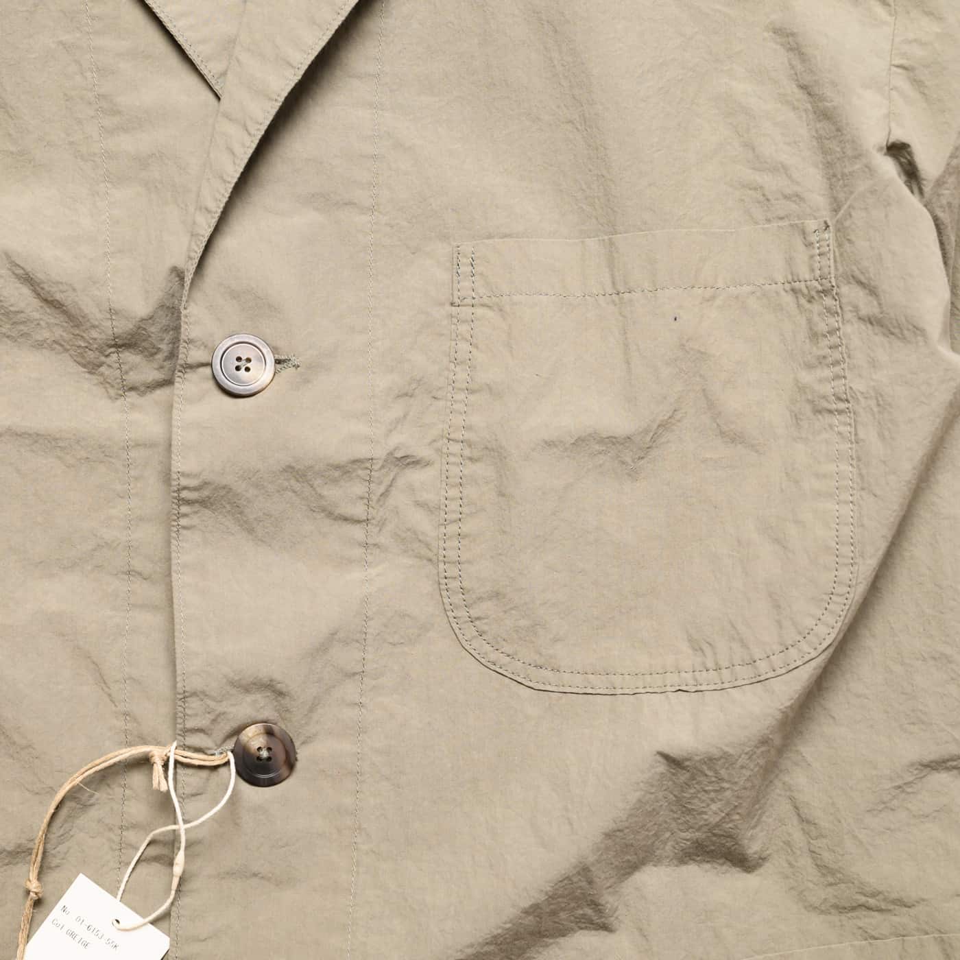 orSlow Light Simple Work Jacket Greige Pocket