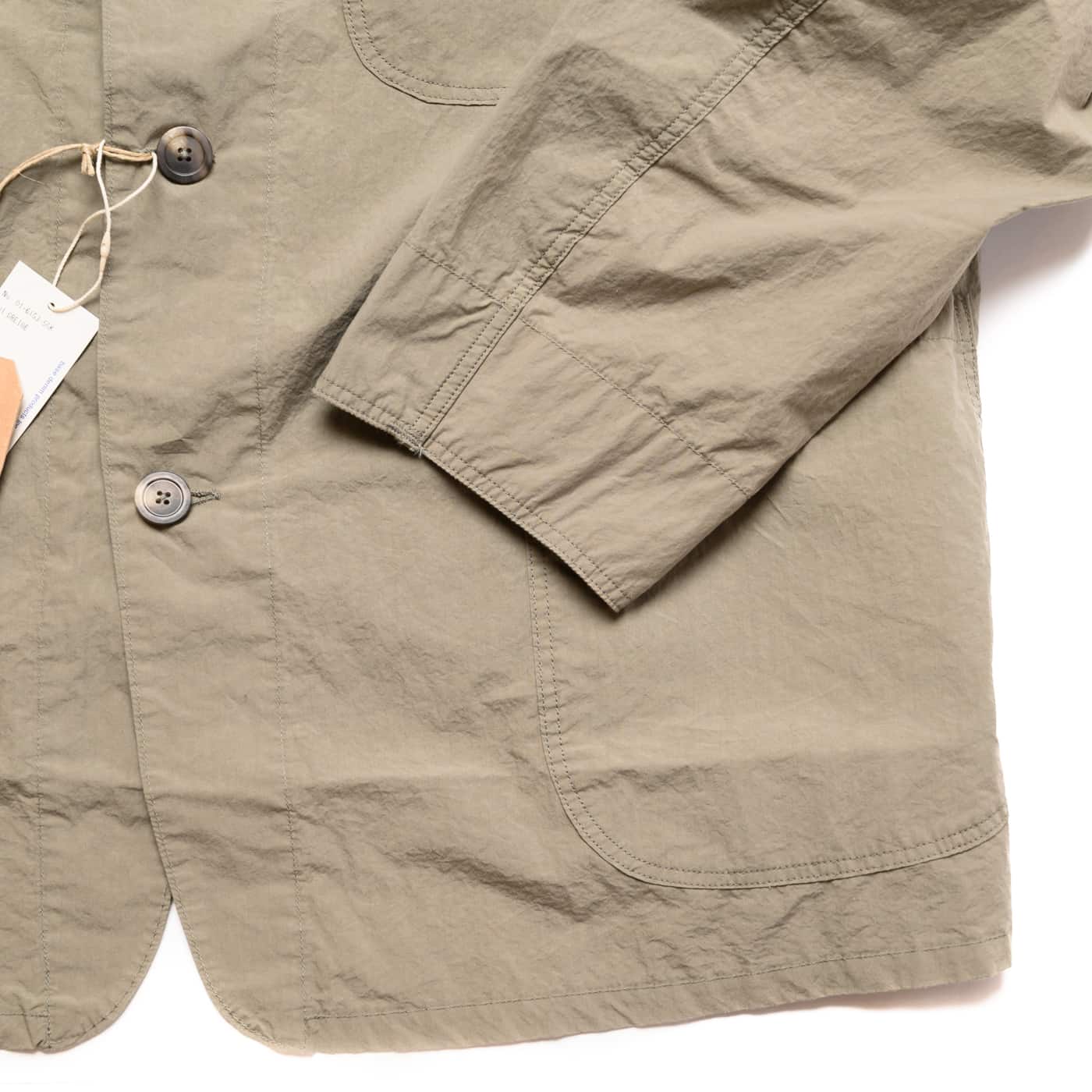 orSlow Light Simple Work Jacket Greige Cuff