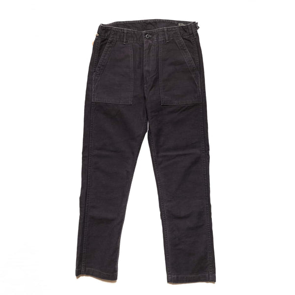 orslow US Army Fatigue Pants (Slim Fit) Black Stone Front
