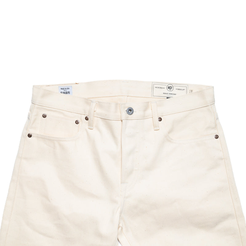Rogue Territory Silveridge 14oz Ecru Selvedge Denim Top Block