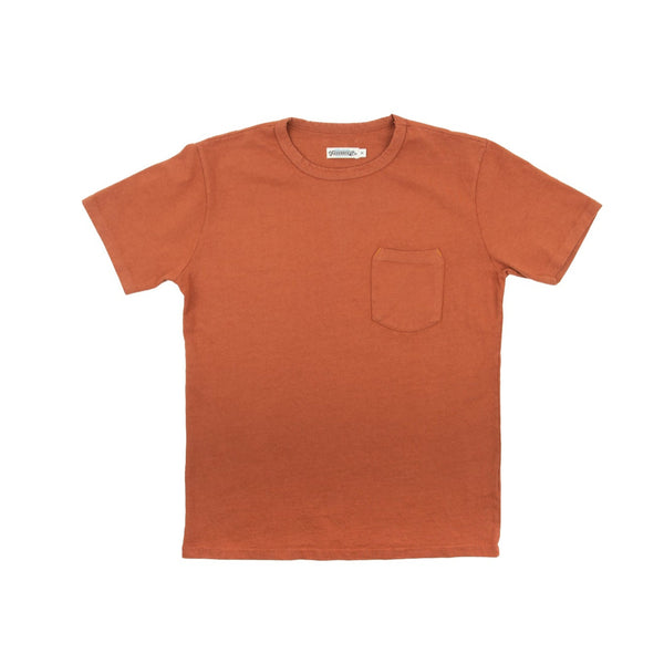 9 oz Pocket Tee - Rust