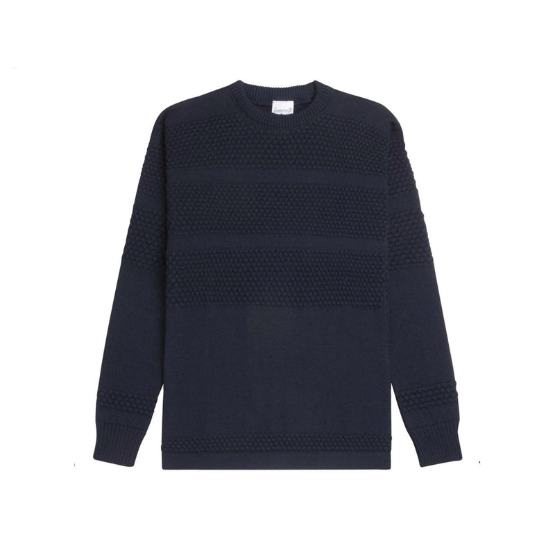 SNS Herning Fisherman Crew Neck Navy Front
