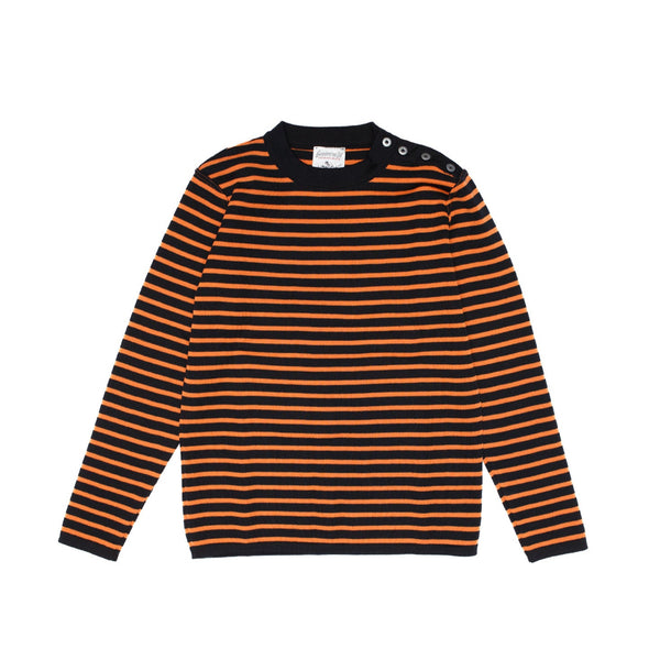 Naval Crew - Navy Blue/Pale Orange