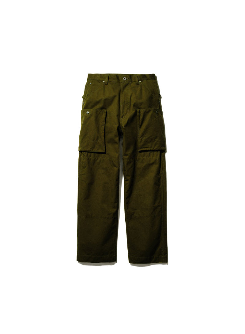 TAKIBI Canvas Pants - Olive