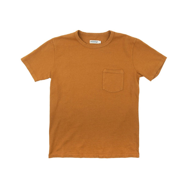 9 oz Pocket Tee - Tobacco