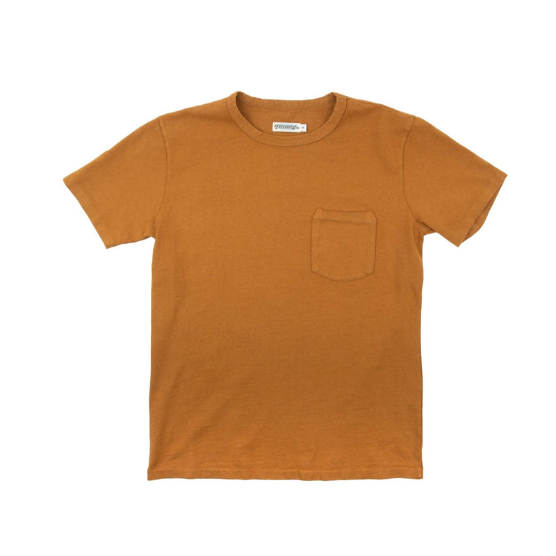 9 oz Pocket Tee - Tobacco