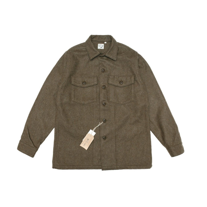 US Army Fatigue Wool Shirt - Army Green